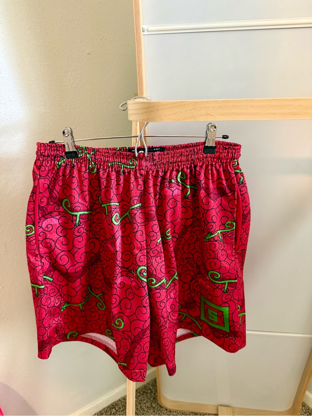 One Piece Devil Fruit gym shorts
